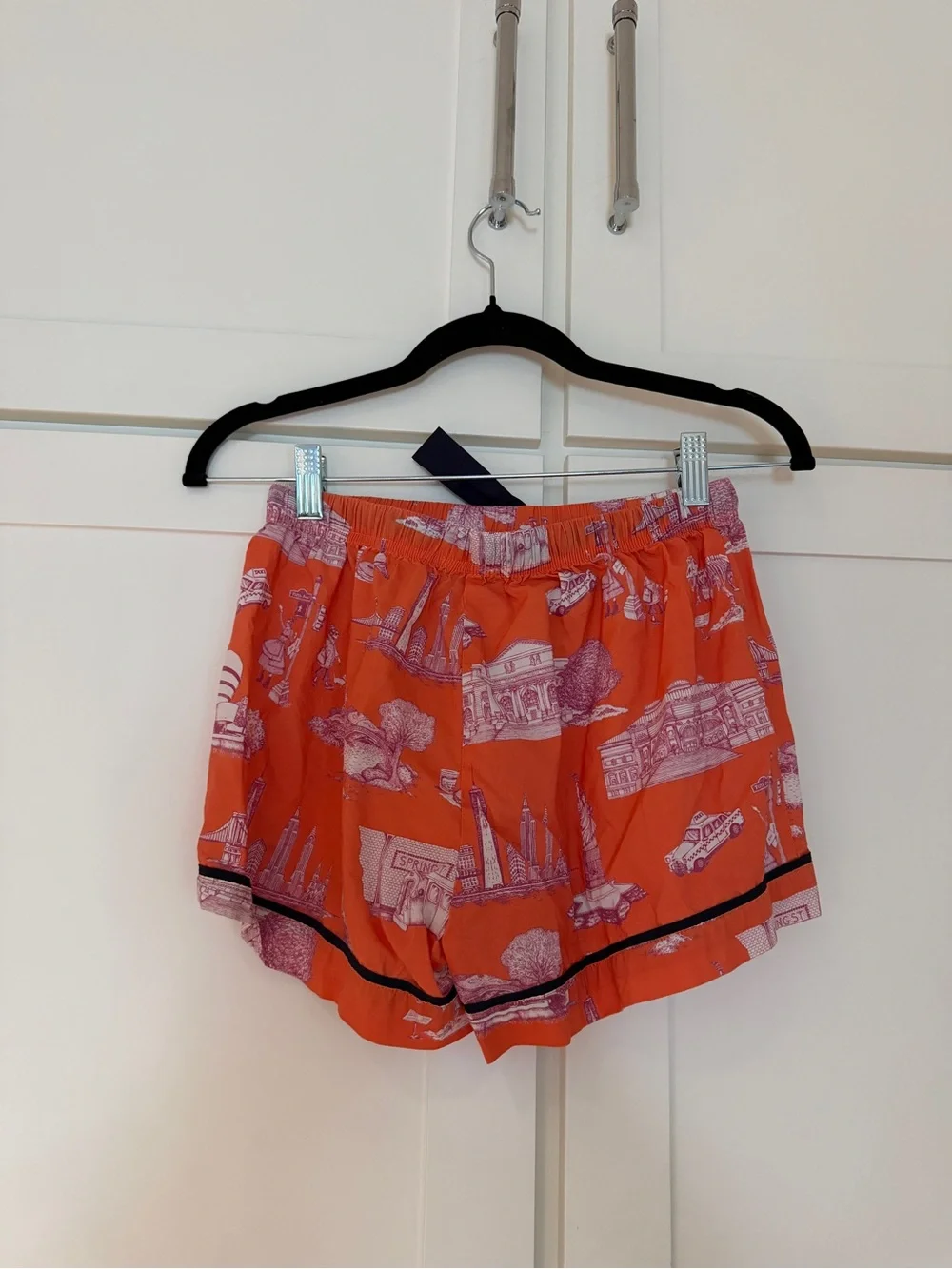 Katie Kime New York Toile Pajamas Short Set XS
